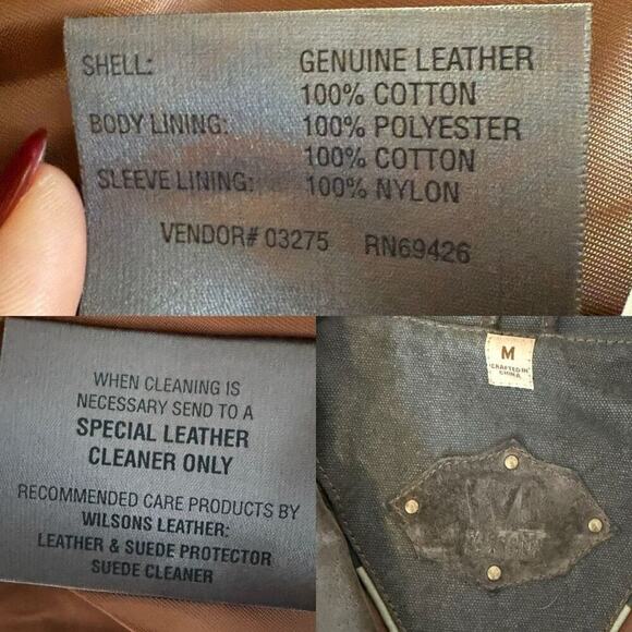 Wilsons Leather Suede Jacket - Picture 7 of 10